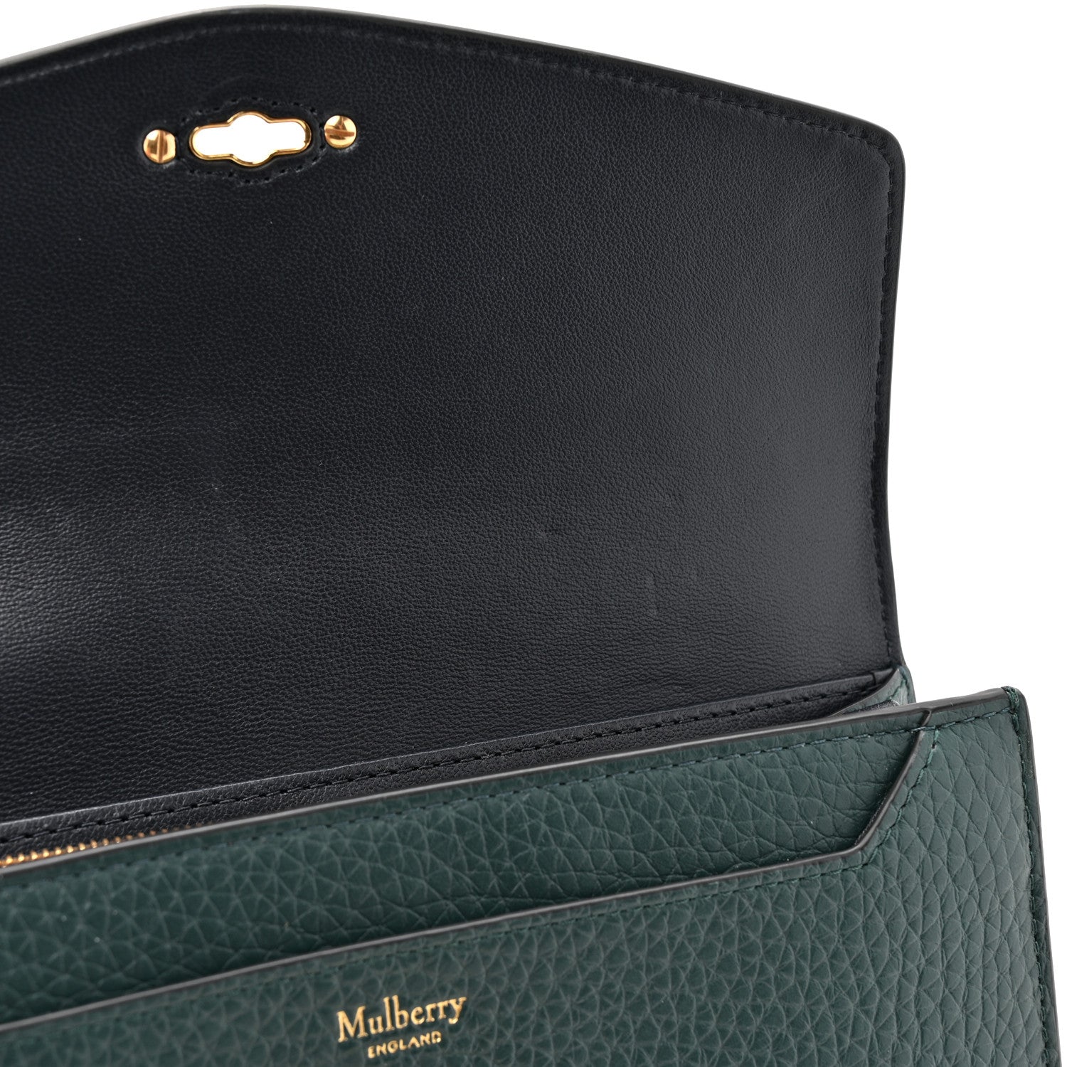 Mulberry Heavy Grain Darley Wallet Mulberry Green 8 of 9