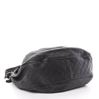Gucci Guccissima Medium Sukey Hobo Black 4 of 12