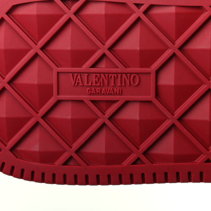 Valentino Garavani Nappa Mens One Stud Low Top Sneakers 41 White Valentino Red 10 of 11