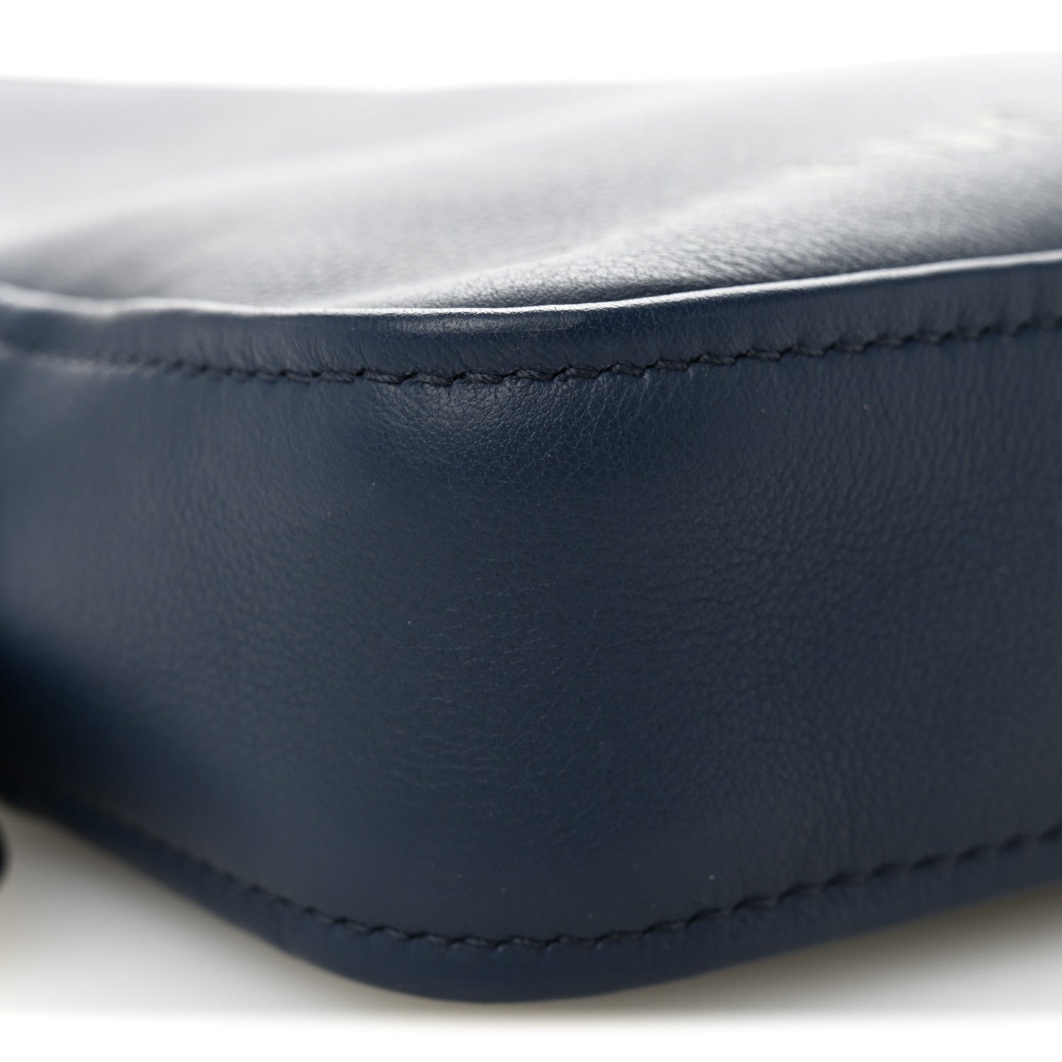 Balenciaga Calfskin Triangle Pouch M Bleu Canopee 8 of 9