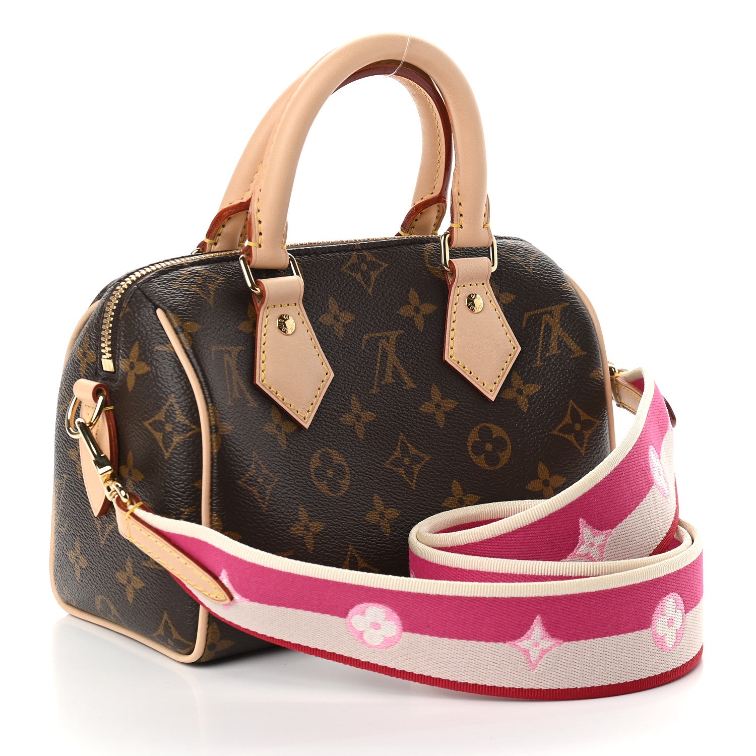 Louis Vuitton Monogram Speedy Bandouliere 20 Fuchsia 3 of 9