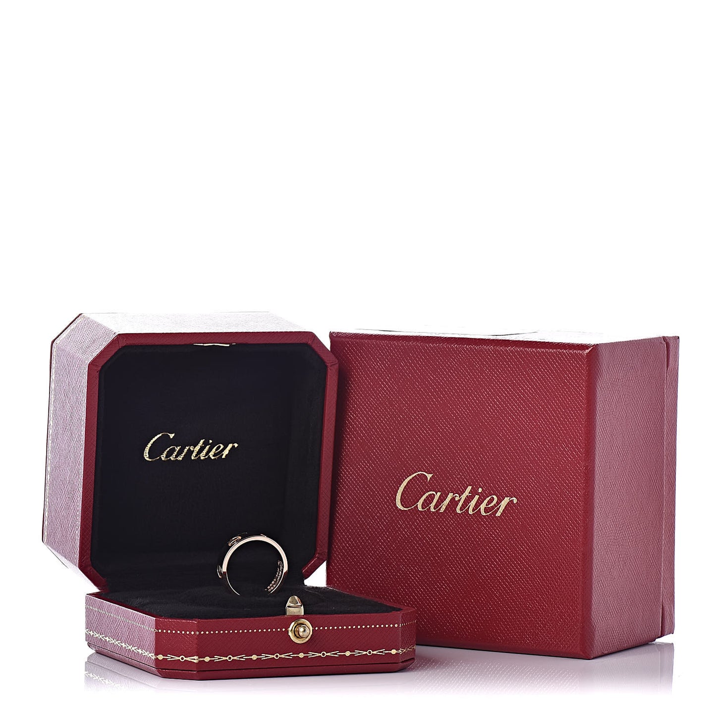 18K Pink Gold 5.5mm LOVE Ring 50 5.25