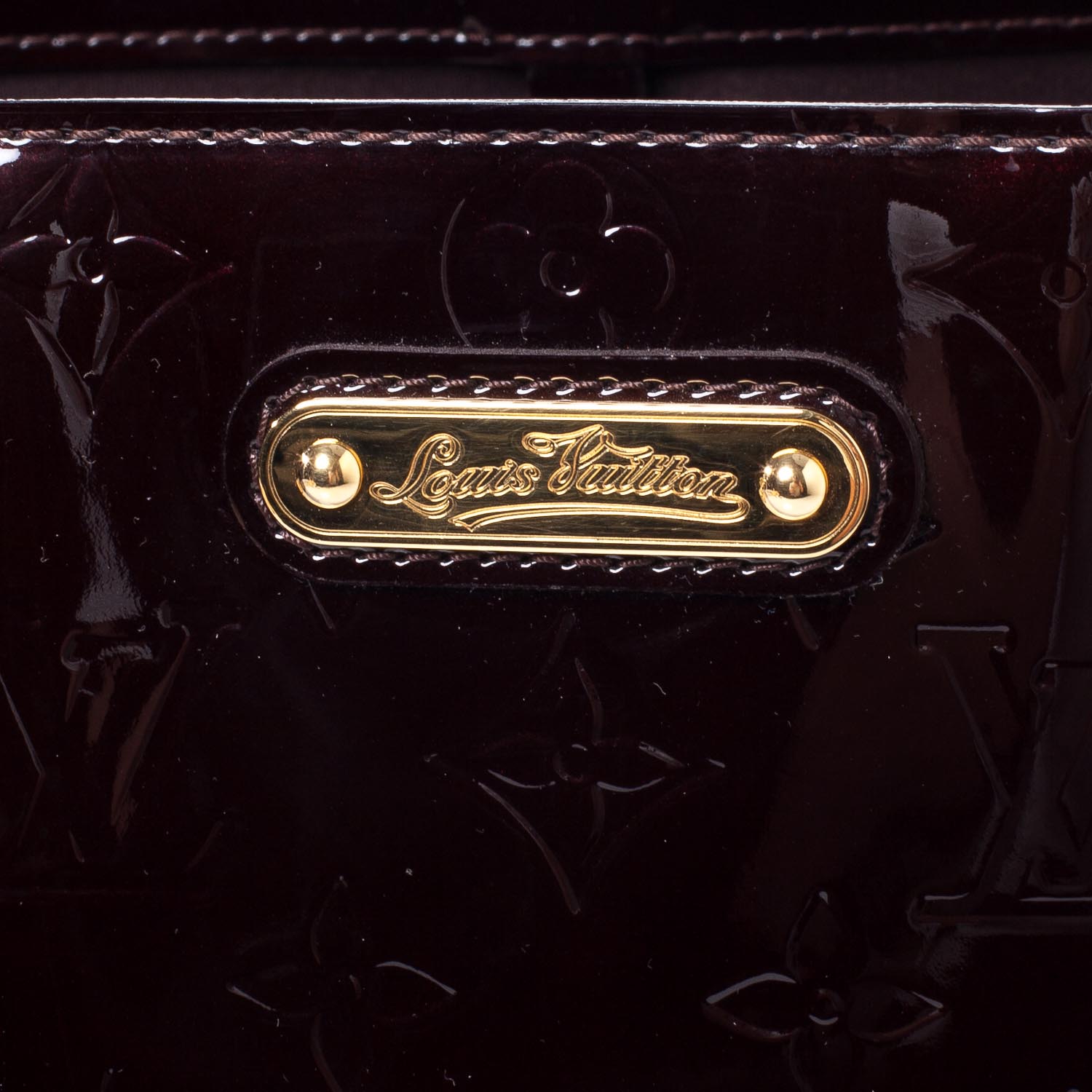 Louis Vuitton Vernis Wilshire GM Amarante 6 of 10