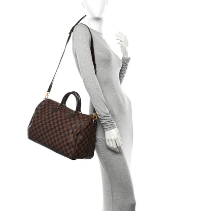 Louis Vuitton Damier Ebene Speedy Bandouliere 35 2 of 15