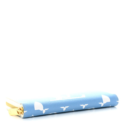 Louis Vuitton Monogram Giant By The Pool Zippy Wallet Blue 4 of 9