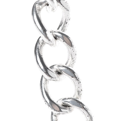 Chanel Chain Link CC Turn Lock Choker Necklace Silver 7 of 7