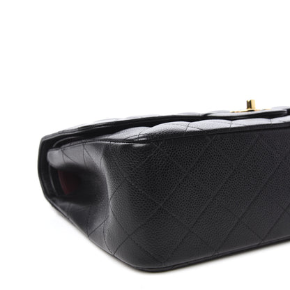 Chanel Caviar Quilted Jumbo Double Flap Black 6 of 12