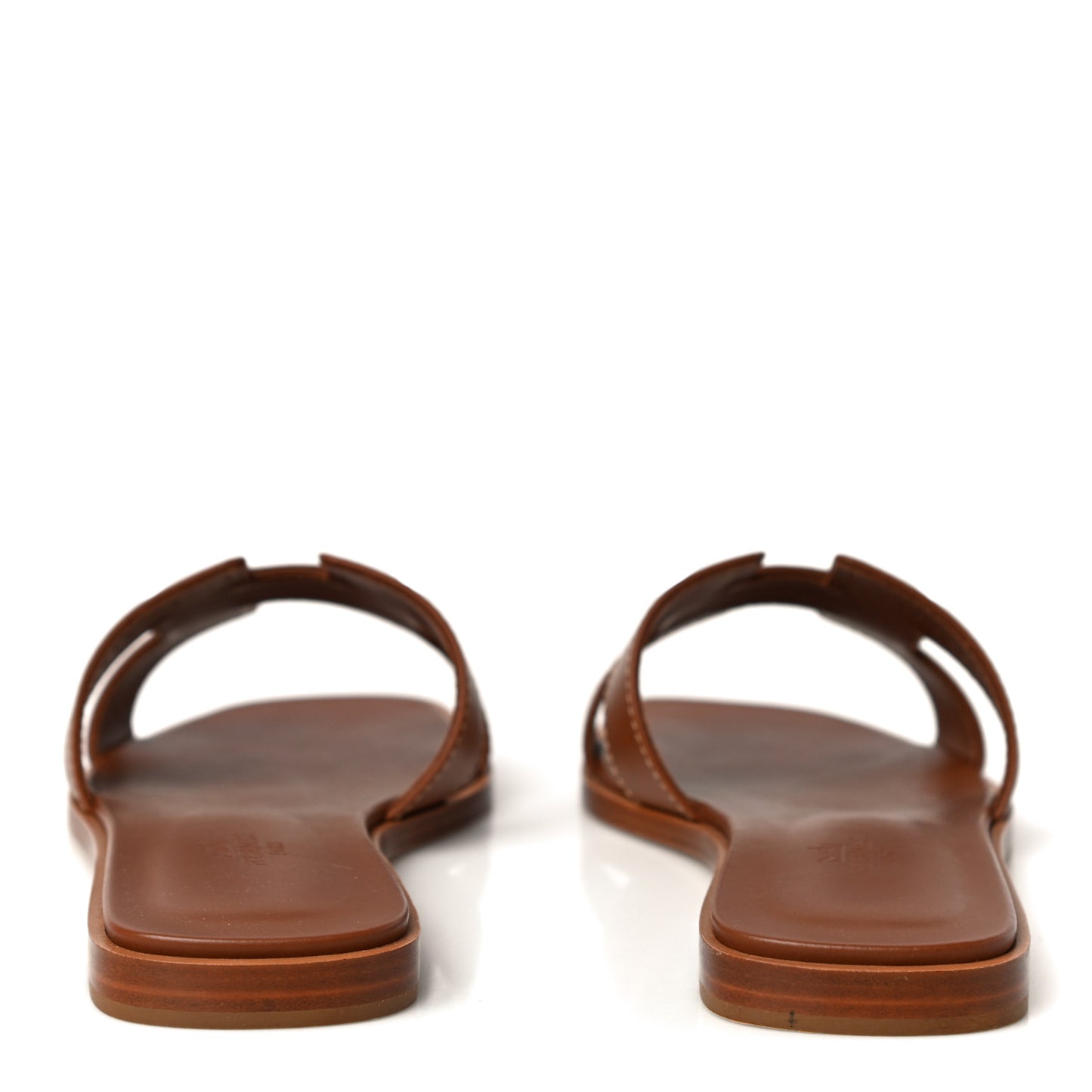 Box Calfskin Oran Sandals 37 Gold