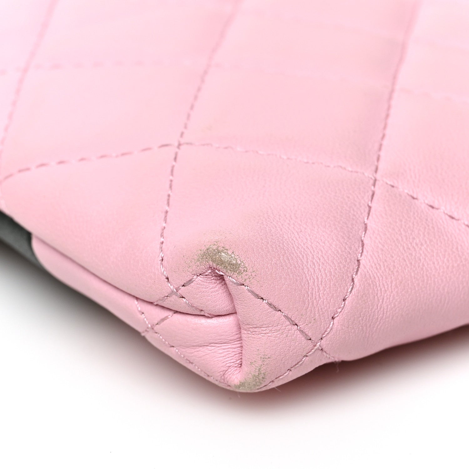 Chanel Lambskin Patchwork Large Cosmetic Case Multicolor 9 of 13