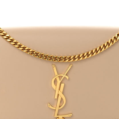 Saint Laurent Smooth Calfskin Medium Classic Monogram Kate Tassel Satchel Nude Powder 8 of 13