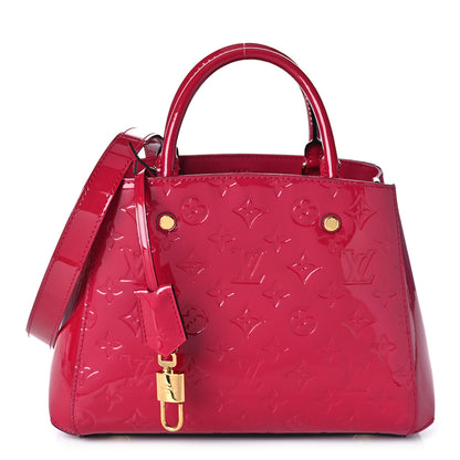 Louis Vuitton Vernis Montaigne BB Rose Indien 1 of 9