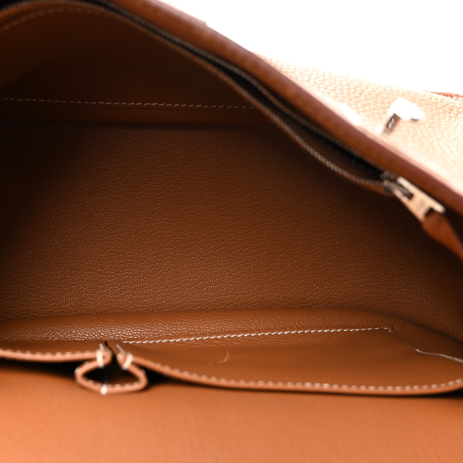 Hermes Taurillon Clemence Jypsiere 28 Gold 5 of 10