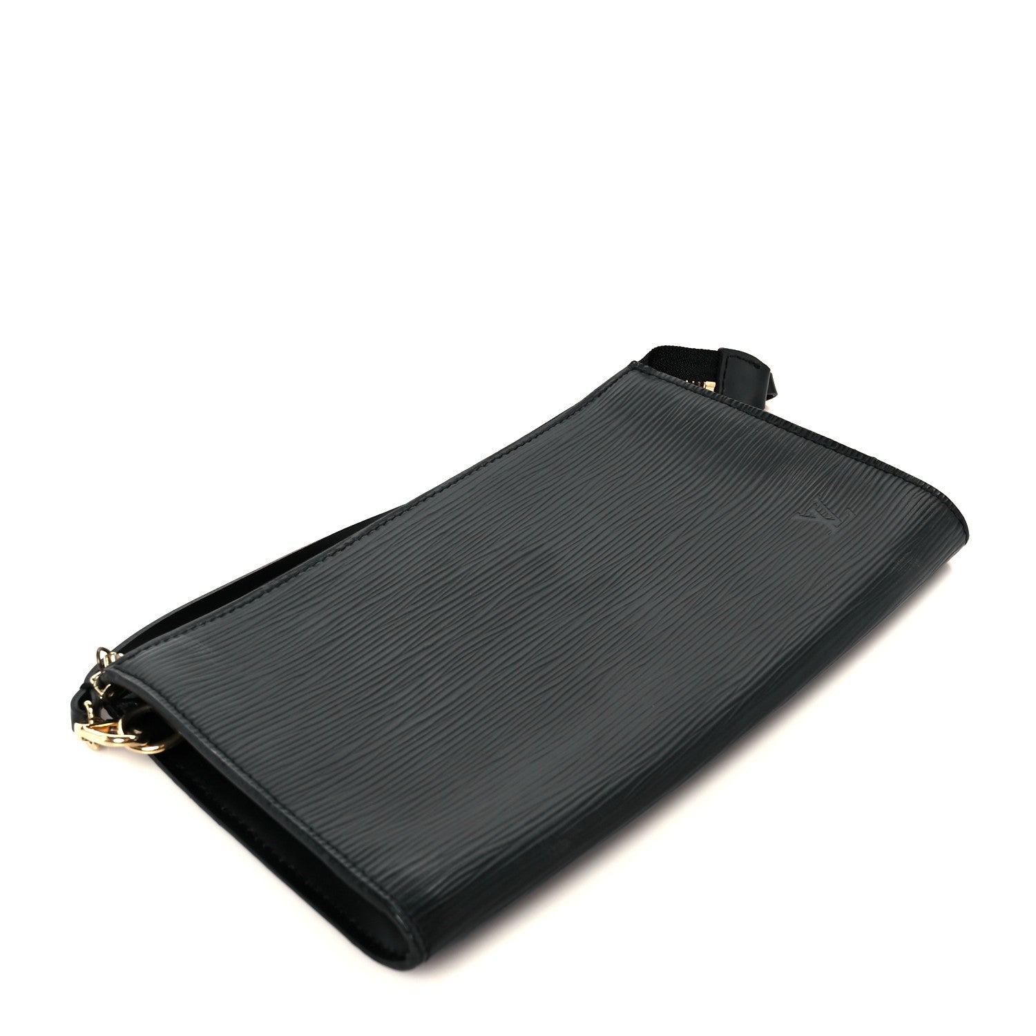 Louis Vuitton Epi Pochette Accessories 24 Black 4 of 10