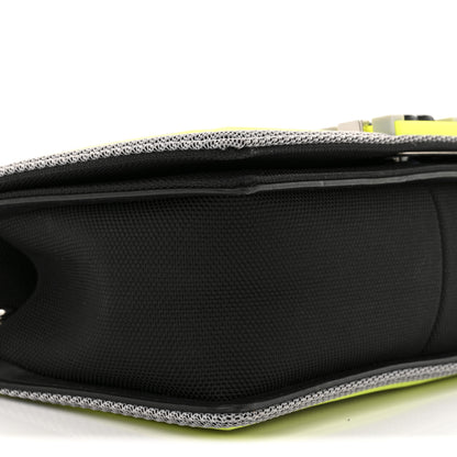 Chanel Canvas Quilted Medium Fluo Boy Flap Black Grey Yellow 9 of 12
