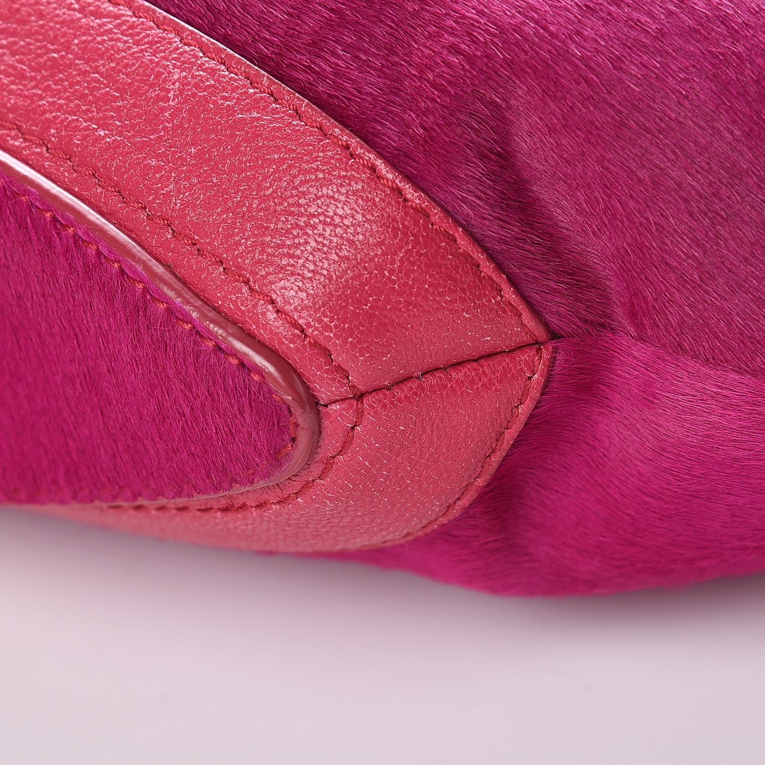 Alexander McQueen Calfskin De Manta Clutch Fuchsia 9 of 15