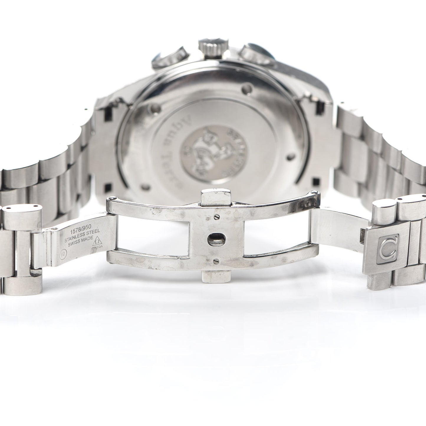 Stainless Steel 42mm Seamaster Aqua Terra Chronograph Automatic Watch Black 221.10.42.40.01.002