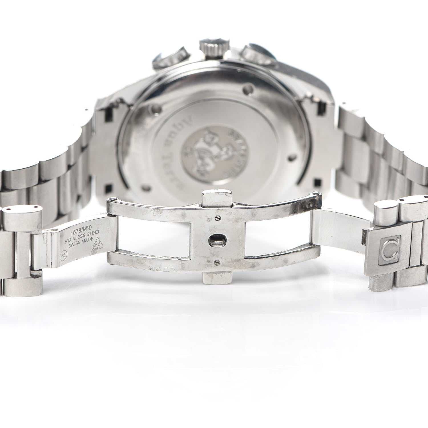 Omega Stainless Steel 42mm Seamaster Aqua Terra Chronograph Automatic Watch Black 221.10.42.40.01.002 7 of 8