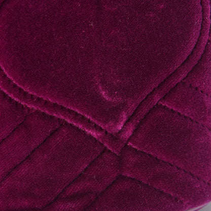 Gucci Velvet Matelasse Mini GG Marmont 2.0 Bucket Bag Fuchsia Violet Cyclamen 12 of 14