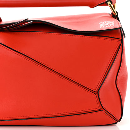 Loewe Calfskin Medium Puzzle Bag Scarlet 8 of 15