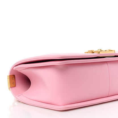 Chanel Calfskin Quilted Medium Boy Flap Light Pink 9 of 10