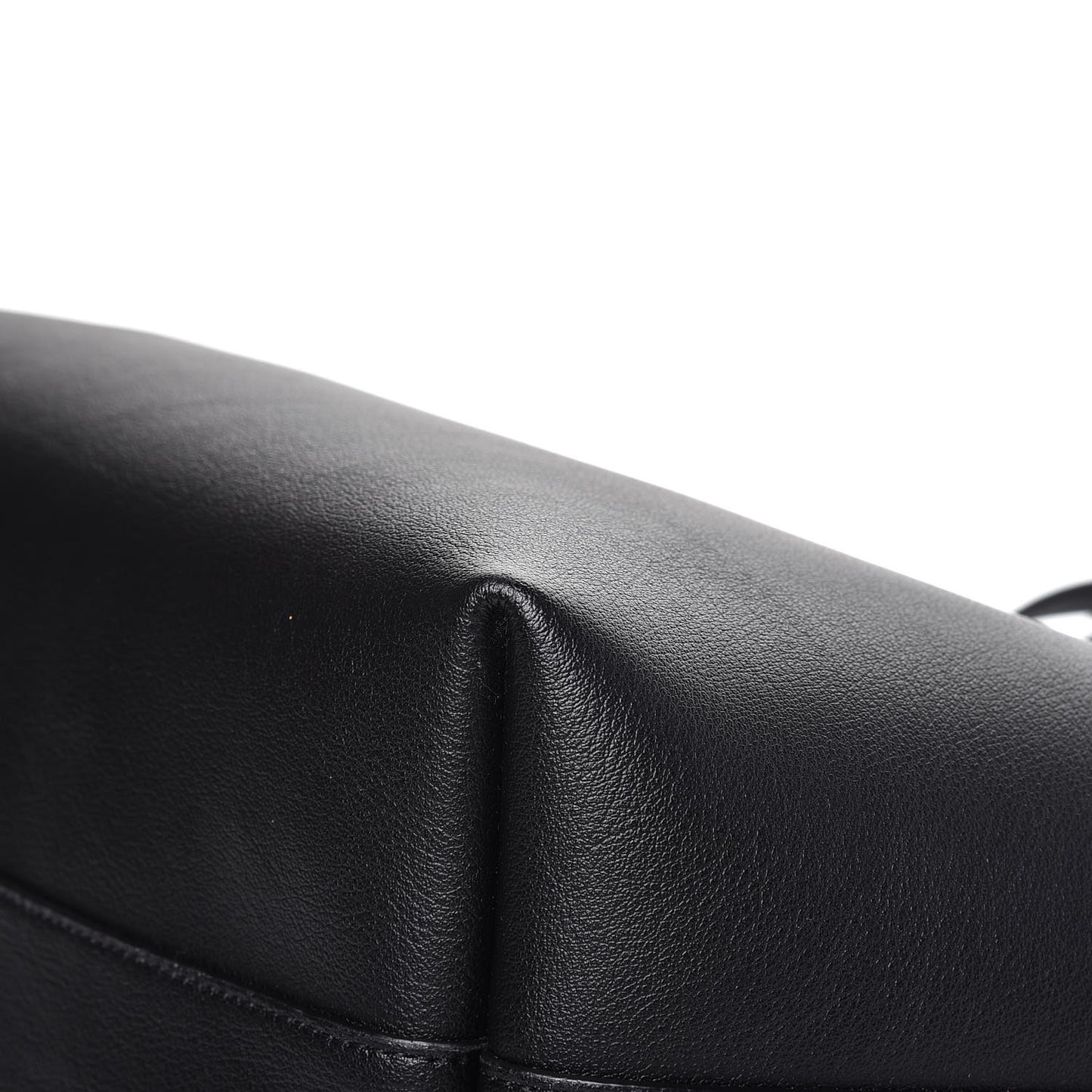 Calfskin Large Shopping Tote Black