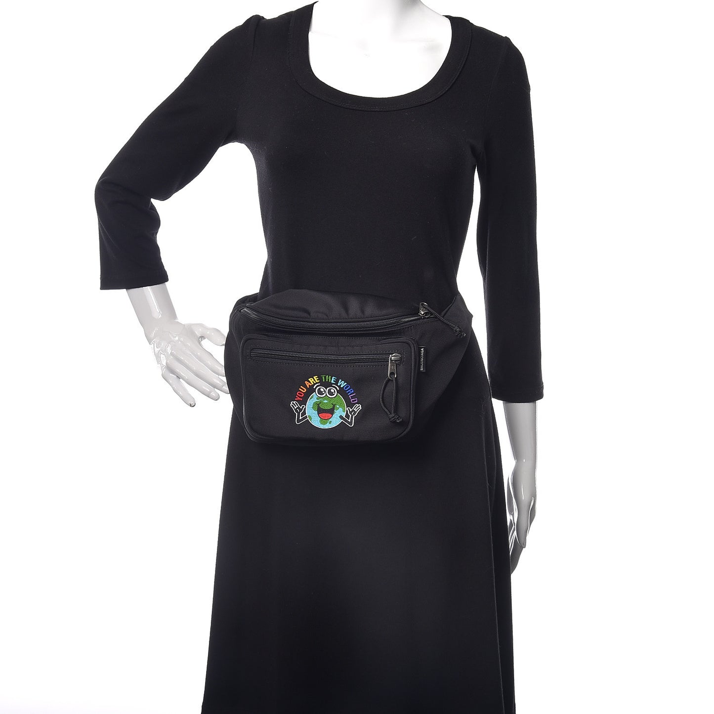 Nylon You Are The World Explorer Beltpack Black