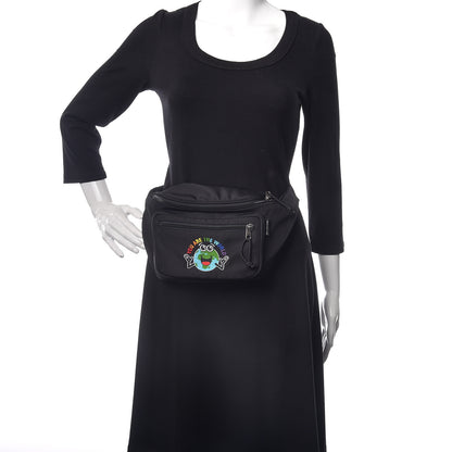 Balenciaga Nylon You Are The World Explorer Beltpack Black 2 of 9