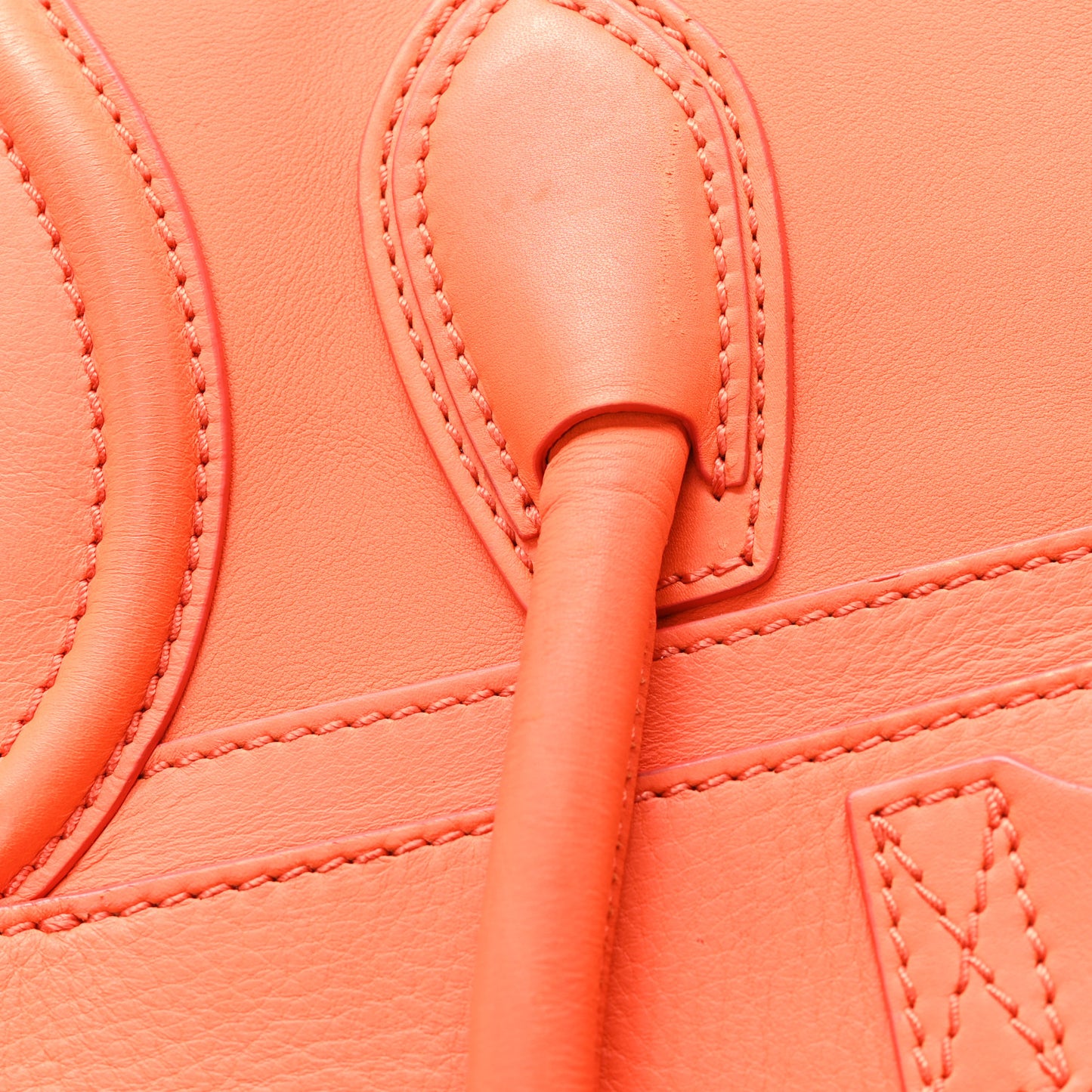 Smooth Calfskin Mini Luggage Bright Orange Bright Orange