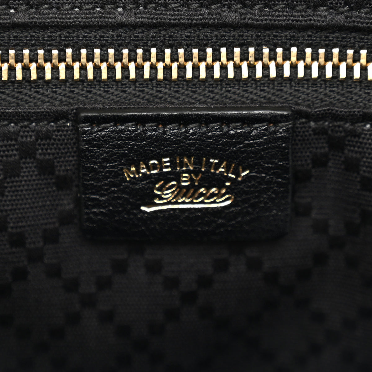 Calfskin Web Medium Borsetto Boston Black