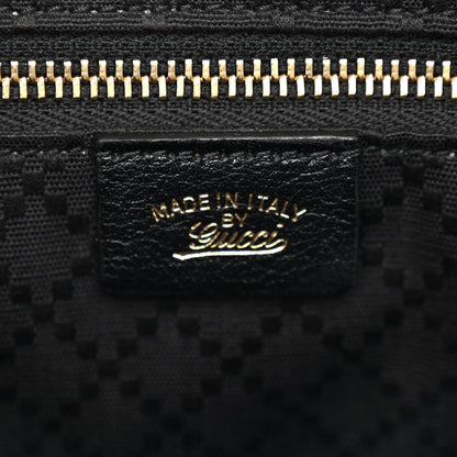 Gucci Calfskin Web Medium Borsetto Boston Black 6 of 9