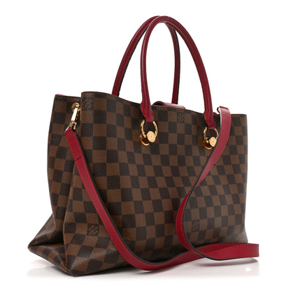 Louis Vuitton Damier Ebene LV Riverside Lie De Vin 3 of 10