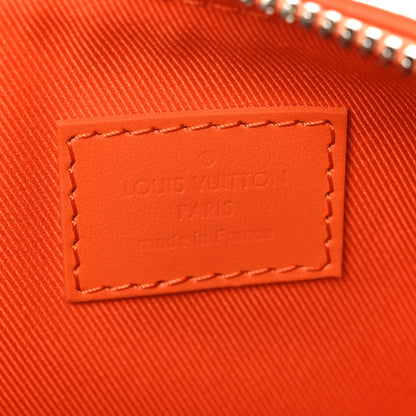 Louis Vuitton Grained Calfskin Aerogram Keepall XS Orange 6 of 8
