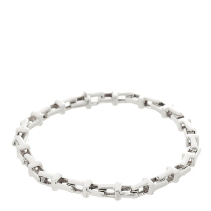 Tiffany Sterling Silver Narrow T Chain Bracelet 2 of 9