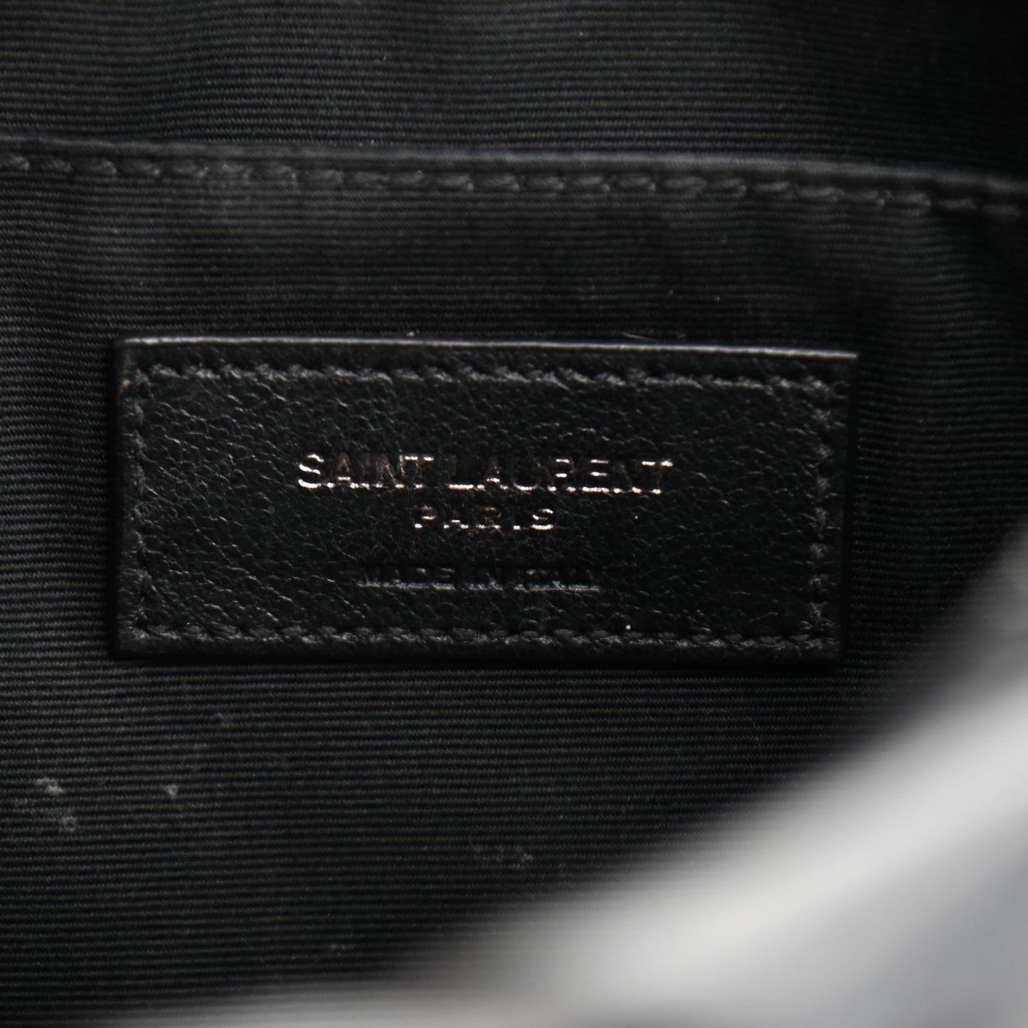 Calfskin Matelasse Monogram Lou Camera Bag Black