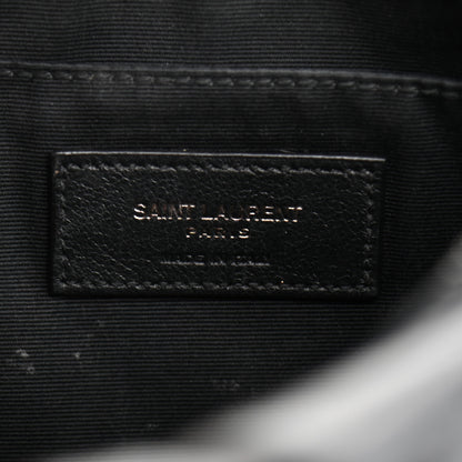 Saint Laurent Calfskin Matelasse Monogram Lou Camera Bag Black 6 of 11