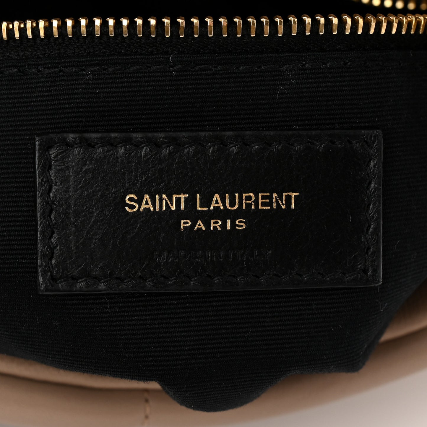 Lambskin Quilted Small Loulou Puffer Monogram Chain Satchel Dark Beige