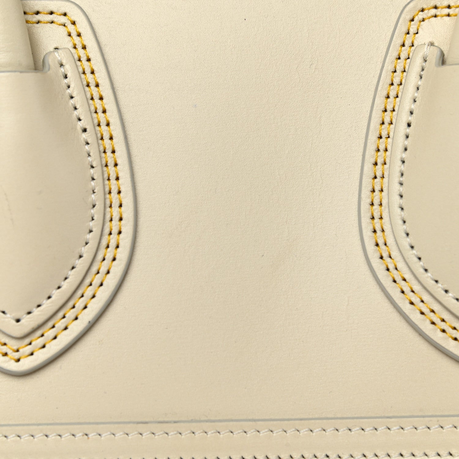 Celine Smooth Calfskin Multicolor Double Stitching Micro Luggage White 10 of 14
