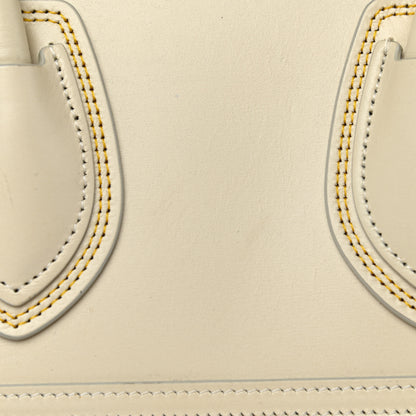 Celine Smooth Calfskin Multicolor Double Stitching Micro Luggage White 10 of 14