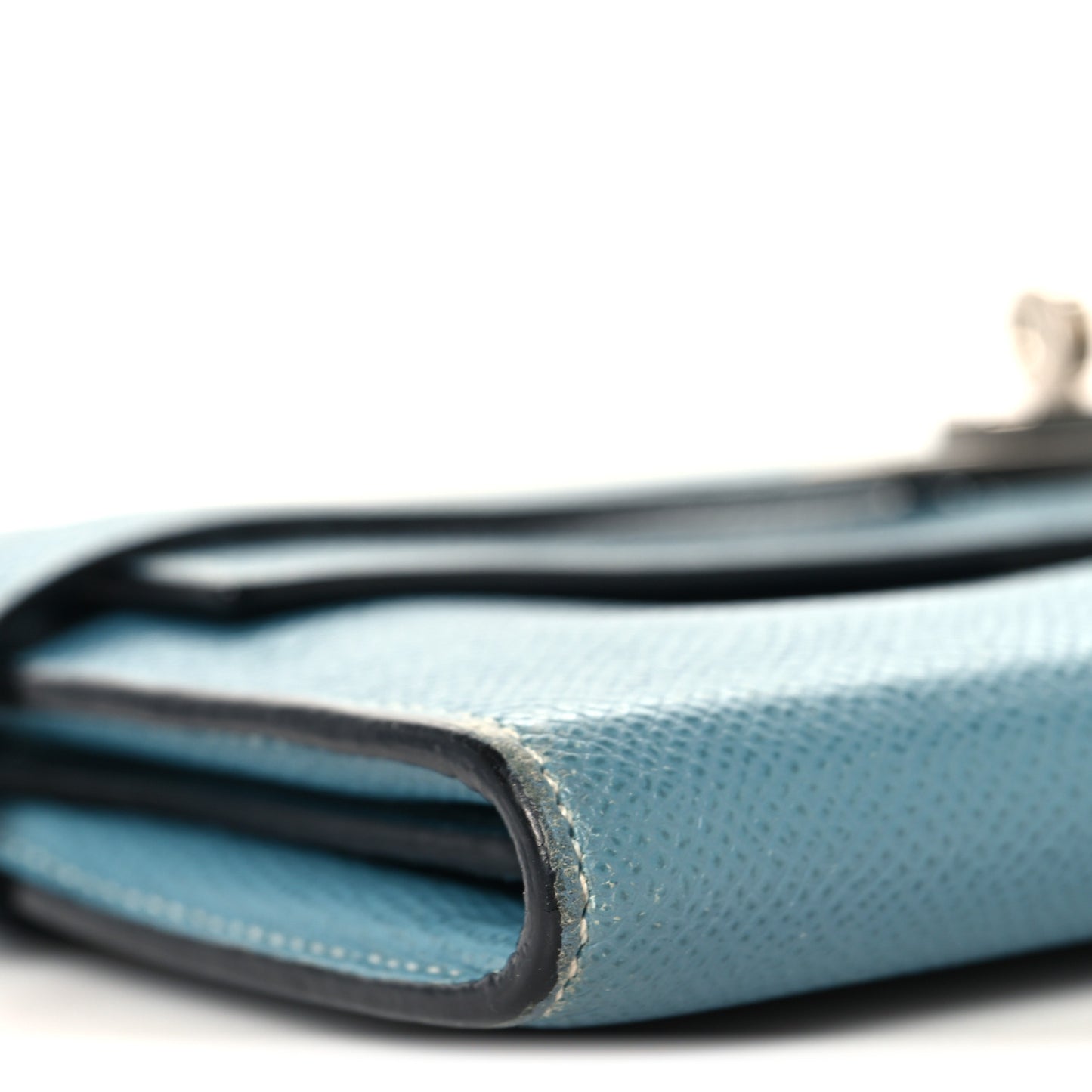 Epsom Kelly Longue Wallet Blue Jean