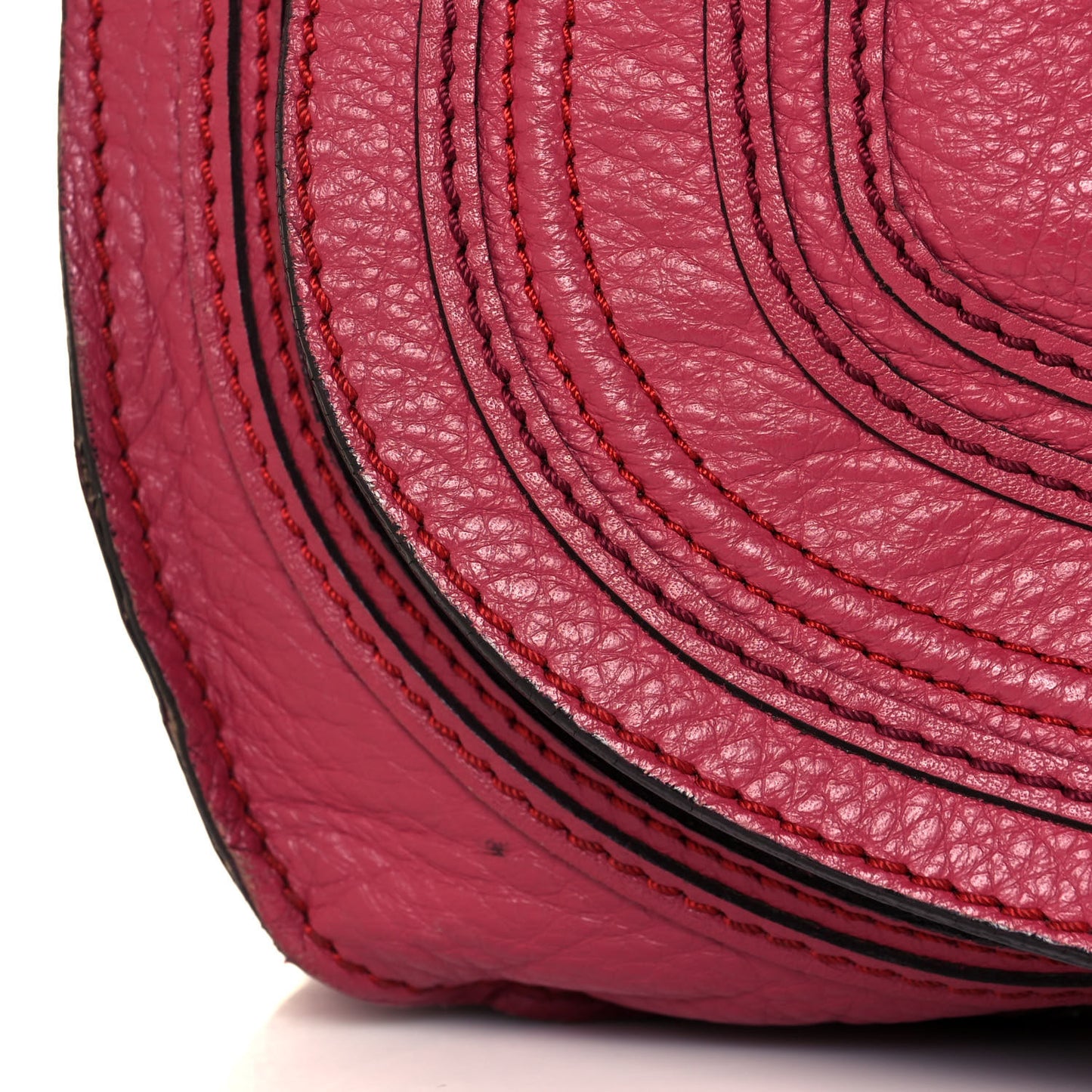 Calfskin Medium Marcie Hobo Peony Red