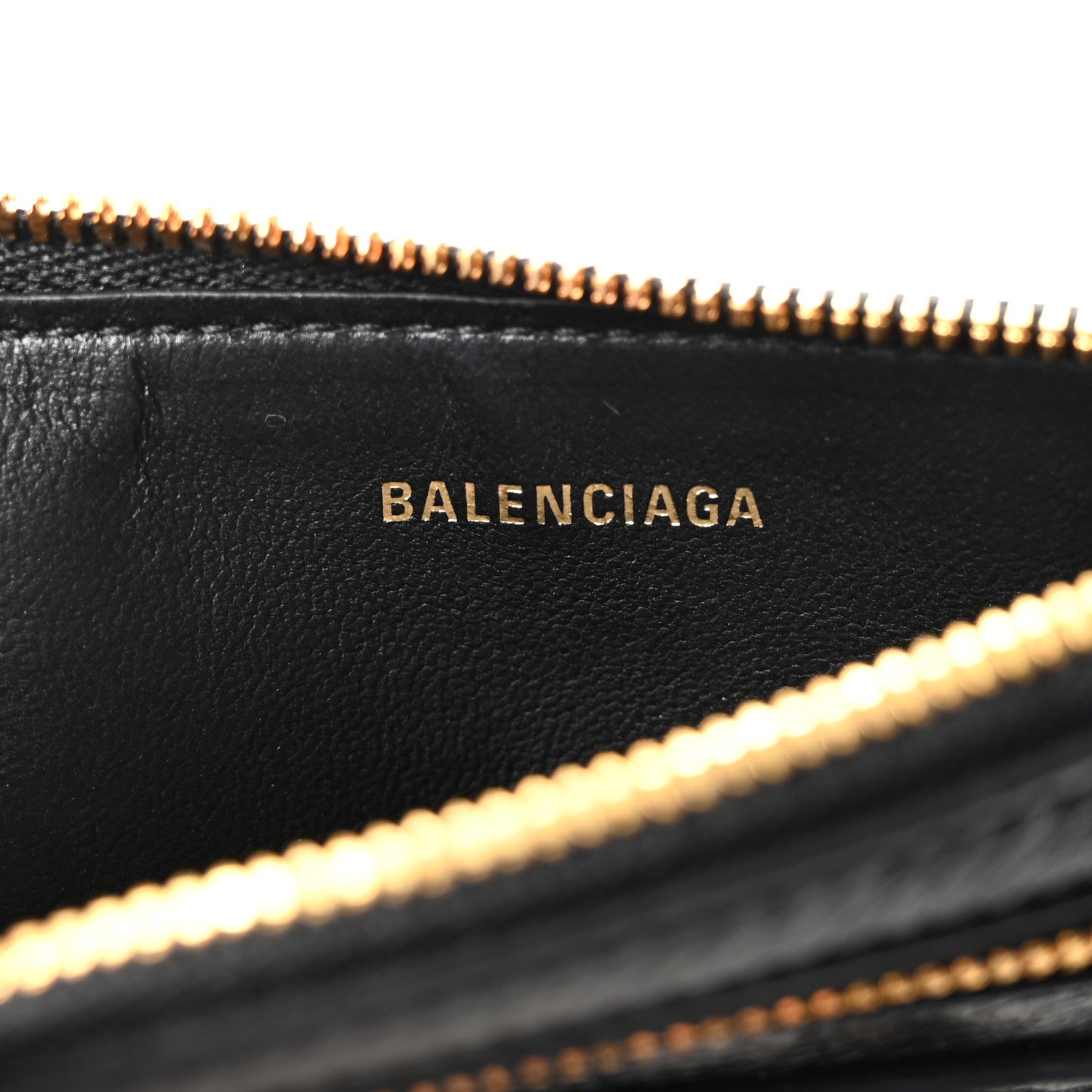 Balenciaga Agneau Le Cagole Coin Card Holder Black 1800903