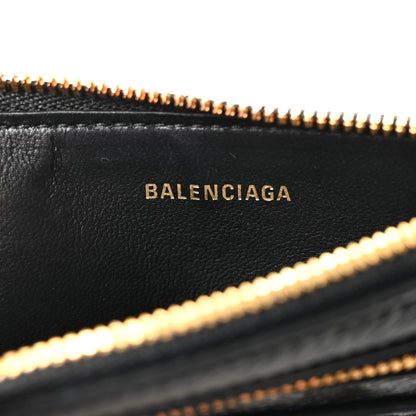 Balenciaga Agneau Le Cagole Coin Card Holder Black 6 of 6