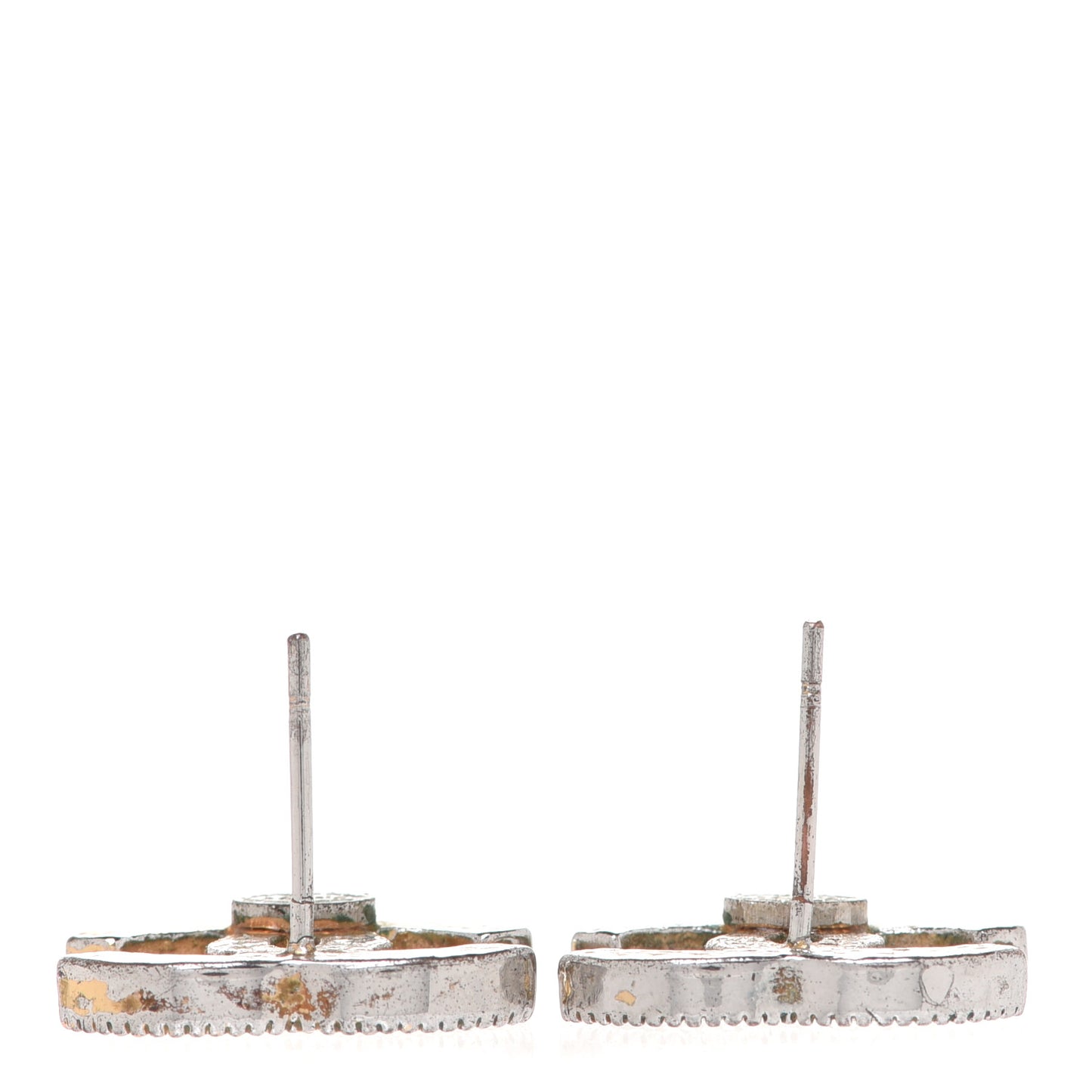 Crystal Mini Timeless CC Earrings Silver