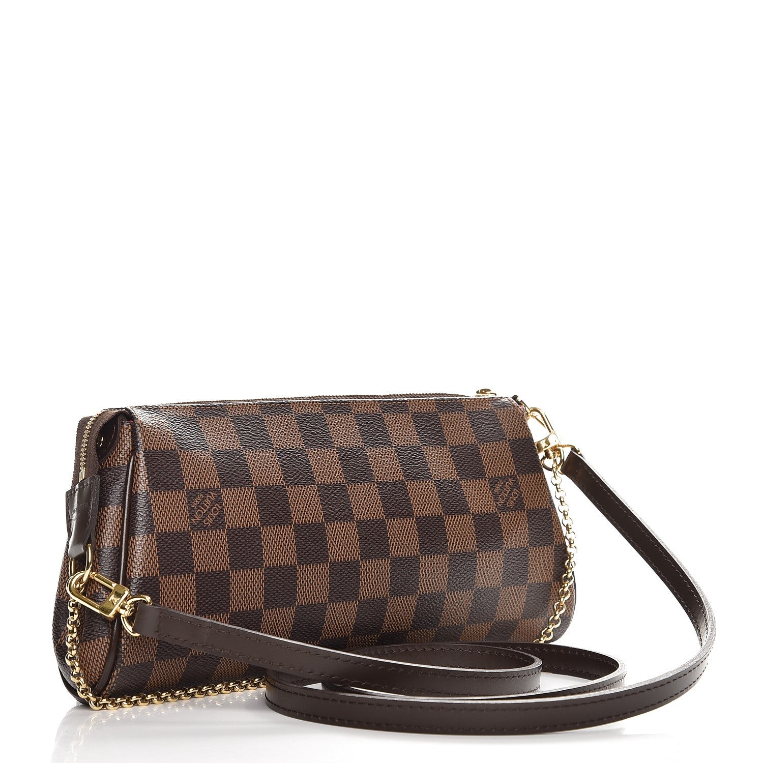 Louis Vuitton Damier Ebene Eva Clutch 4 of 9