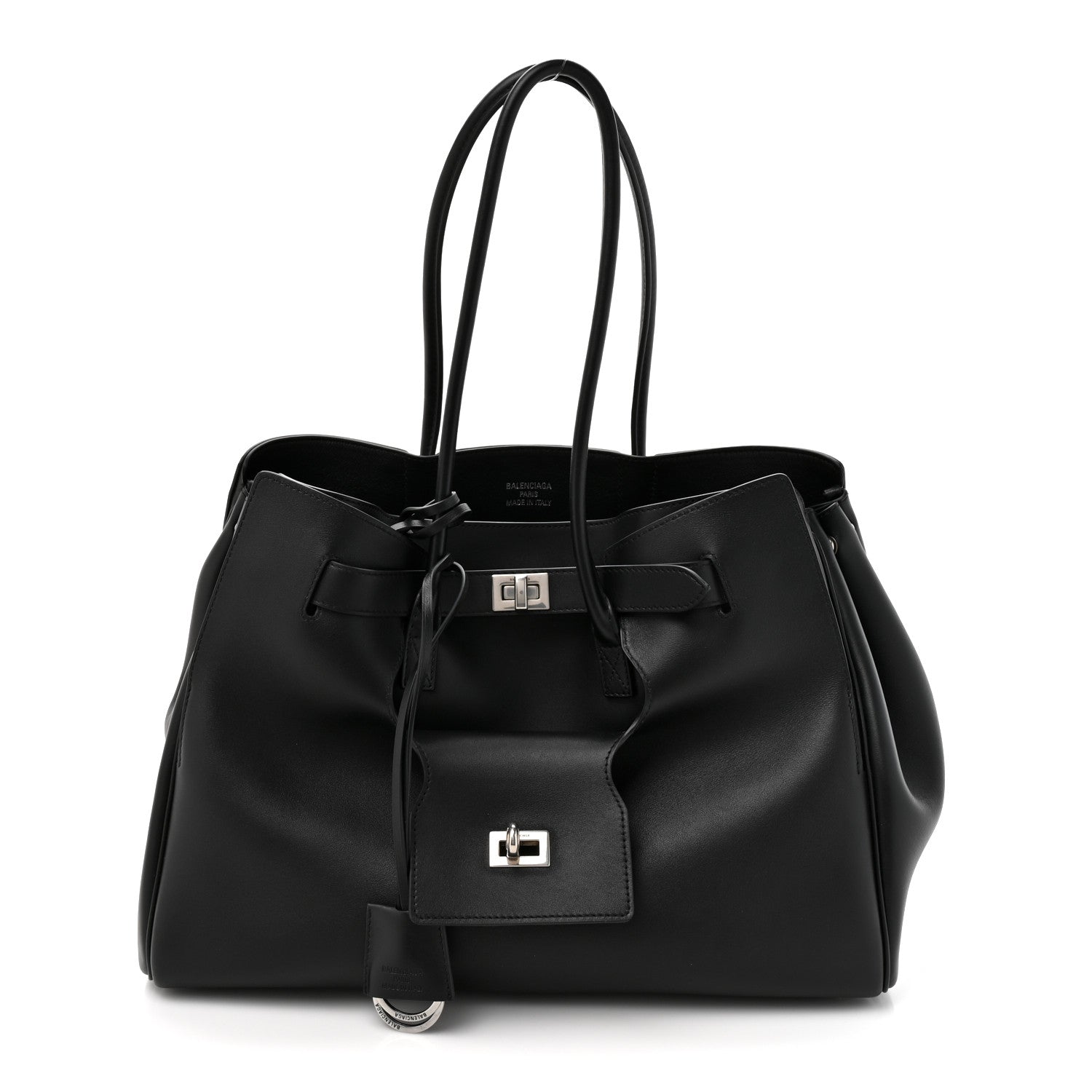 Balenciaga Smooth Calfskin Medium Bel Air Carry All Bag Black 1 of 10