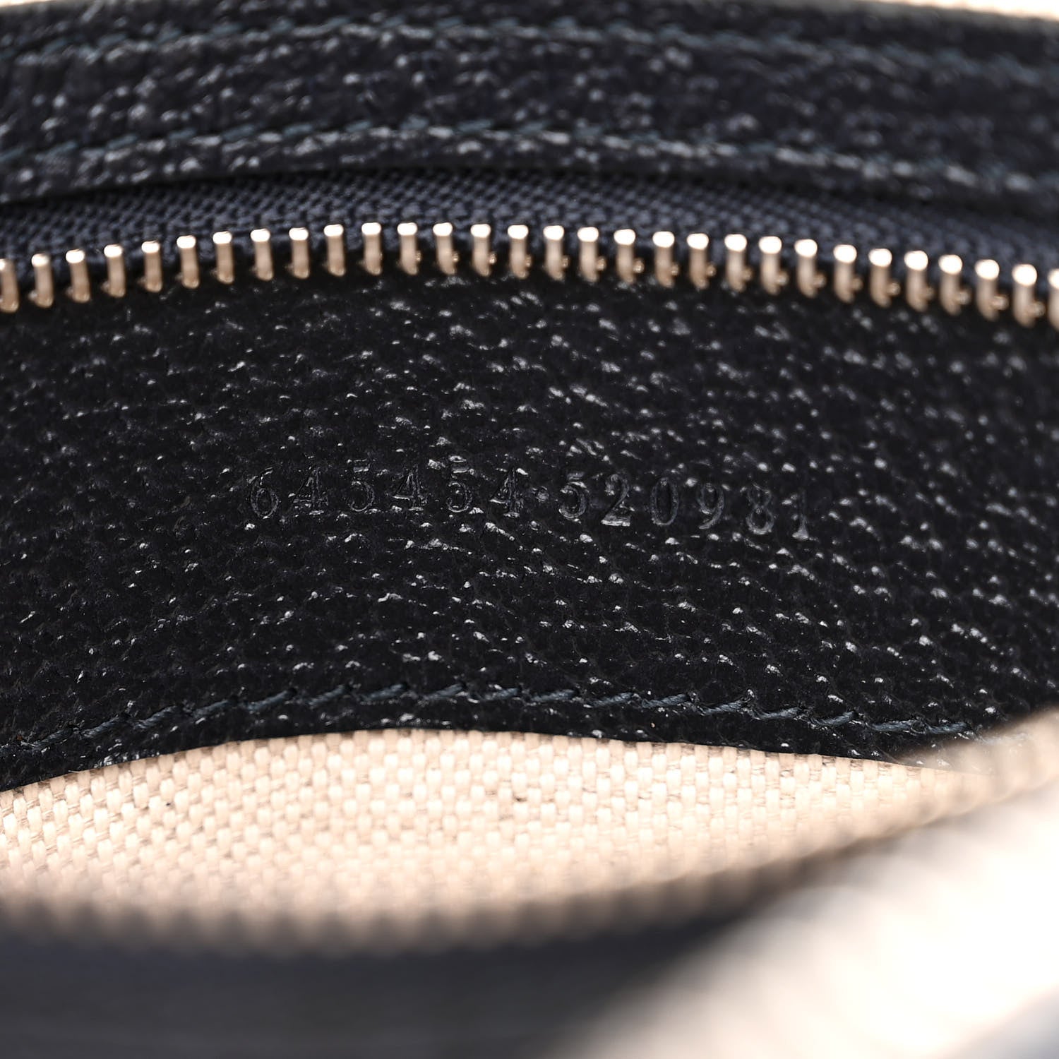 Gucci GG Supreme Monogram Textured Dollar Calfskin Small Horsebit 1955 Shoulder Bag Beige Blue 7 of 10