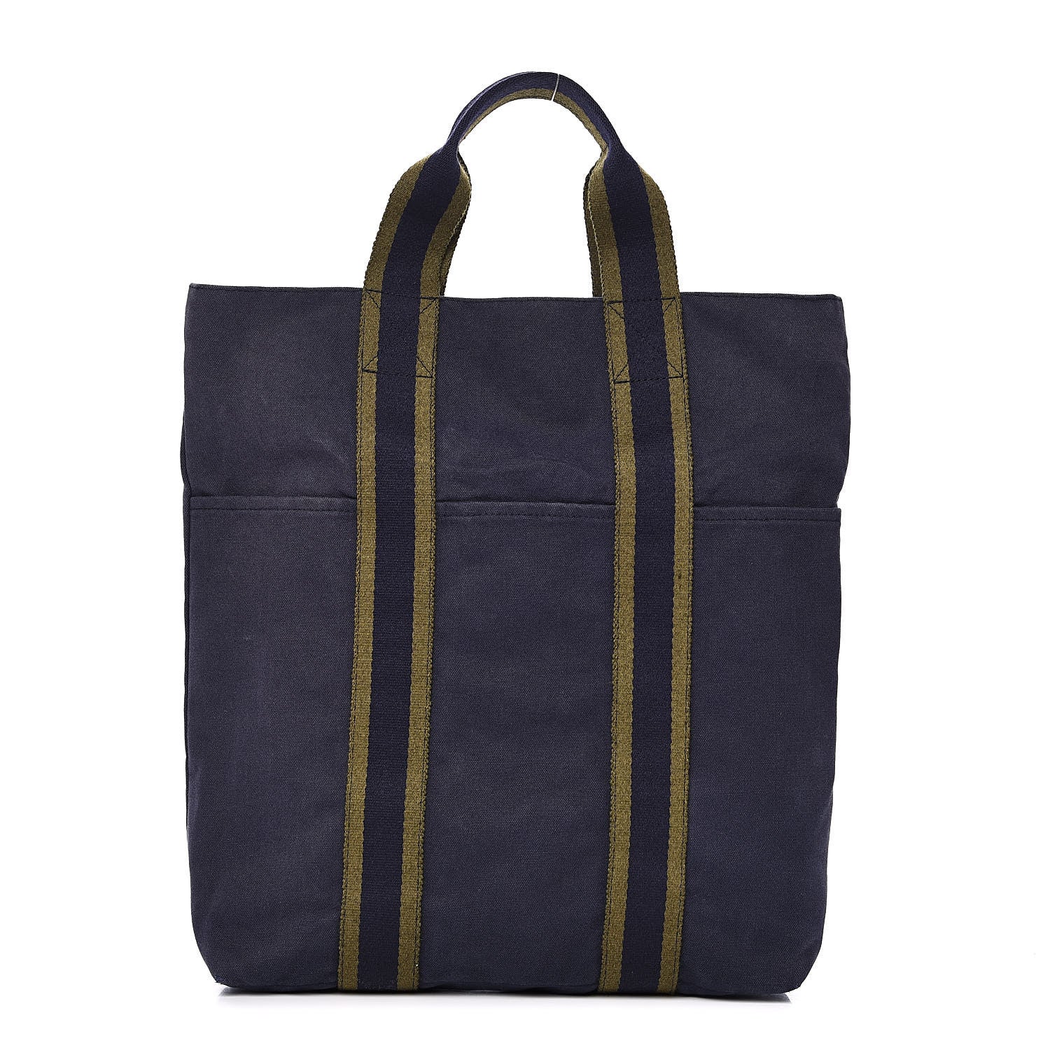 Hermes Canvas Fourre Tout Navy 1 of 10