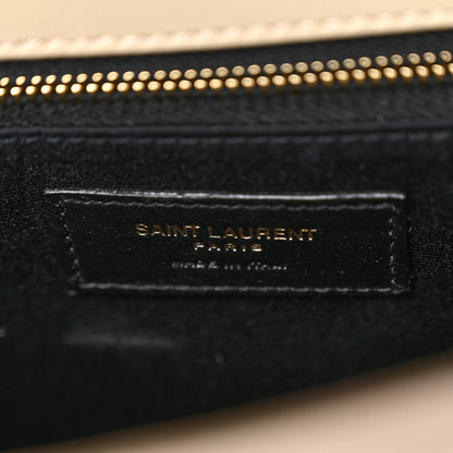 Saint Laurent Suede Monogram Medium Niki Chain Satchel Light Beige 6 of 9