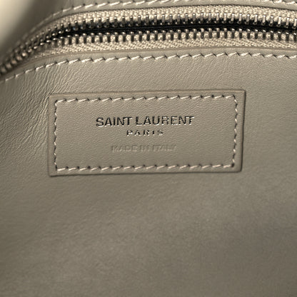 Saint Laurent Calfskin Shearling Monogram Medium Niki Chain Satchel Grey 6 of 11