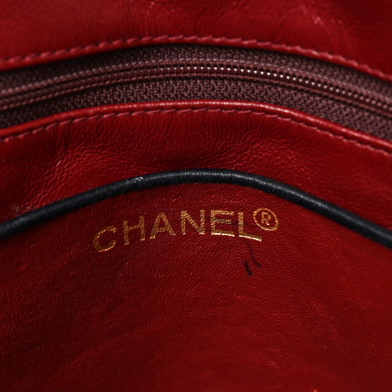 Chanel Lambskin Quilted Shoulder Bag Black 6 of 9